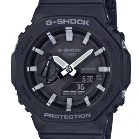 Montre Homme Casio G-Shock en Résine Noir Ref GA-2100-1AER