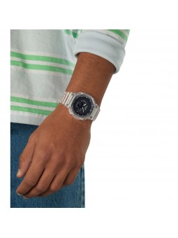 Montre Homme CASIO G-Shock Noir Résine Transparent - GA-2100SKE-7AER