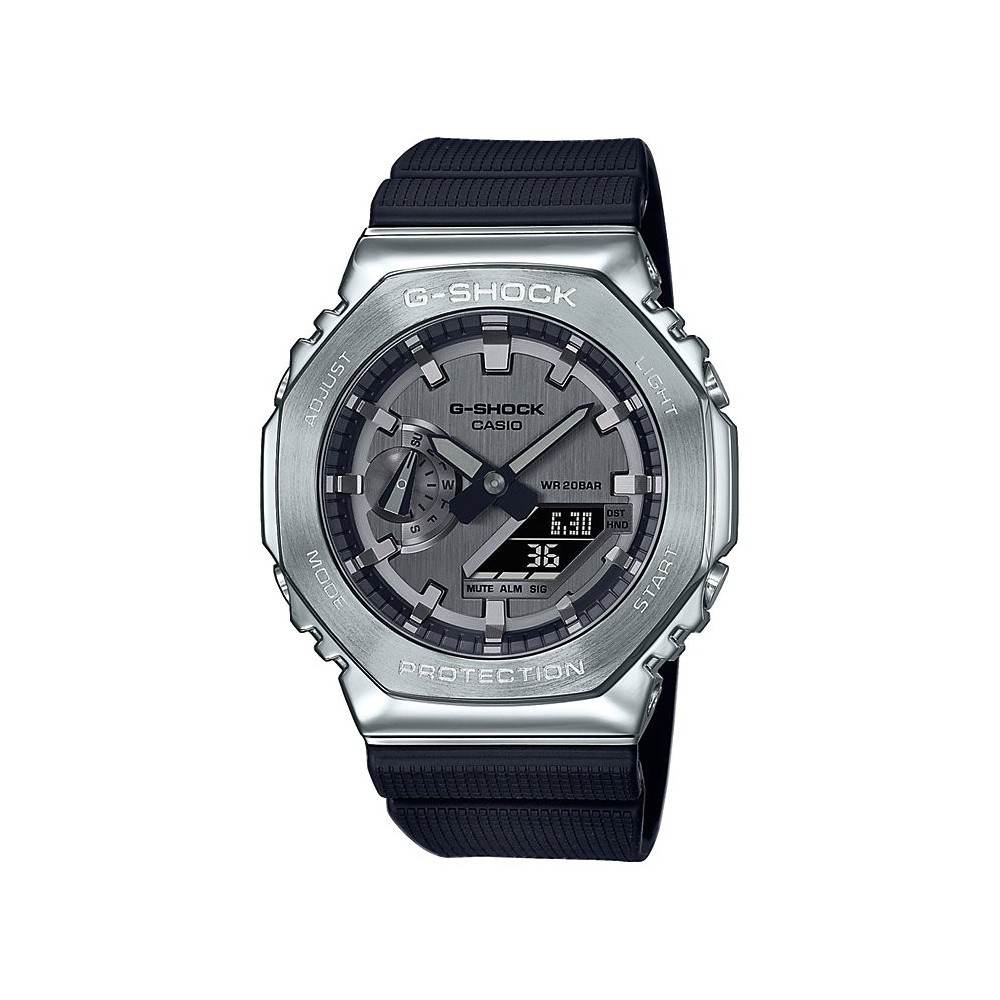 Montre Homme Casio G-Shock en Résine Noir Ref GM-2100-1AER