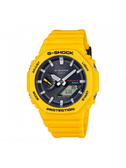 Montre Homme Casio G-Shock en Plastique Jaune Ref GA-B2100C-9AER