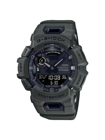 Casio - Montre G-Shock Homme - Boitier Plastique Kaki - Bracelet Plastique Kaki - Ref GBA-900UU-3AER