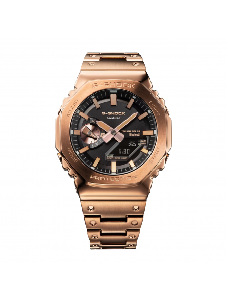 Montre Homme Casio G-Shock Chrono Acier Bronze Noir - GM-B2100GD-5AER