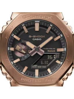 Montre Homme Casio G-Shock Chrono Acier Bronze Noir - GM-B2100GD-5AER