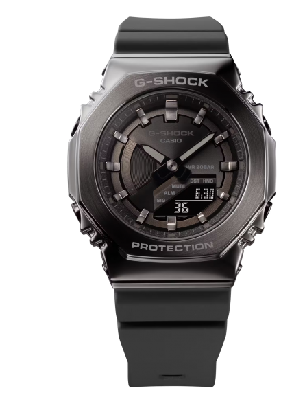 Montre Homme Casio G-Shock boîtier acier noir, cadran noir GM-S2100B-8AER