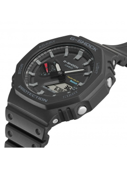 Casio - Montre G-Shock Homme - Boitier Plastique Noir - Bracelet Plastique Noir - Ref GA-B2100-1AER