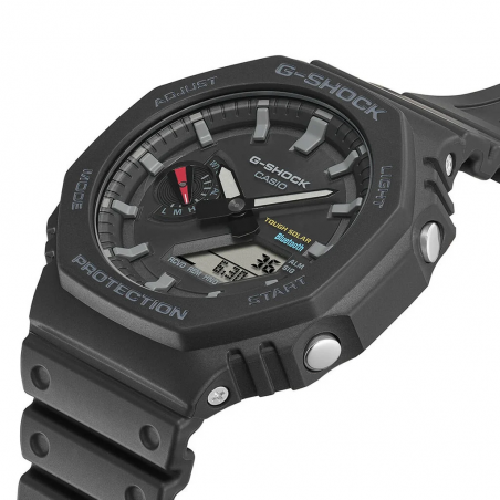 Casio - Montre G-Shock Homme - Boitier Plastique Noir - Bracelet Plastique Noir - Ref GA-B2100-1AER