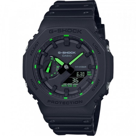Montre Homme Casio G-Shock en Résine Noir Ref GA-2100-1A3ER