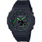 Casio - Montre Homme G-Shock - Boitier et Bracelet Résine Noir - Ref GA-2100-1A3ER