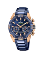 Montre Homme Connectée Festina Bike Connected en Acier Bleu Ref F20549/1