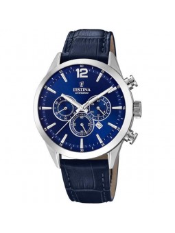 Montre Homme Festina AW21 en Cuir Bleu Ref F20542/2