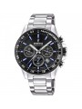 Montre Homme Festina Timeless Chronographe Noir Acier Argenté - F20560/5