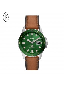 Montre Homme Fossil Fossil Blue en Cuir Marron Ref FS5946