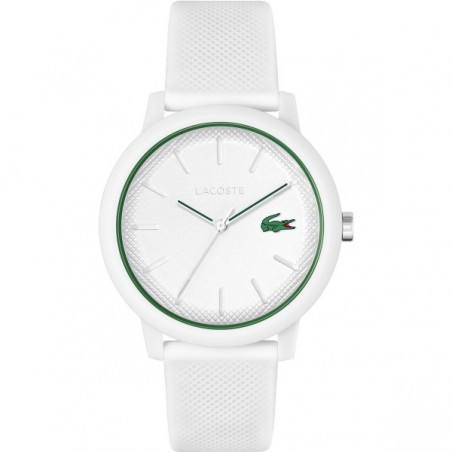 Montre Homme Lacoste 12.12 en Plastique Blanc Ref 2011169