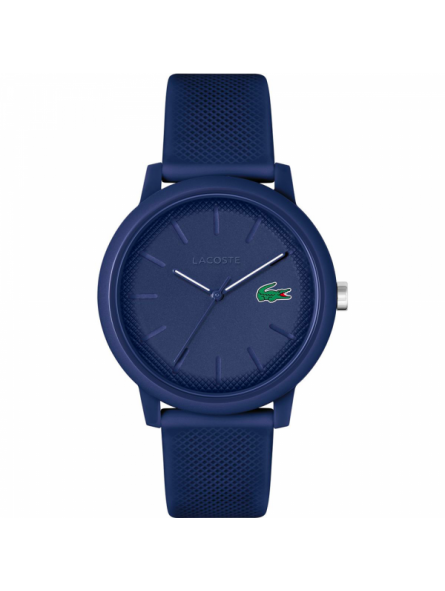 Lacoste - Montre Homme Cadran Bleu - Bracelet Silicone Bleu - Ref 2011172