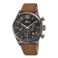 Montre Homme Lotus SS22 bracelet Cuir Marron Ref 18687/2