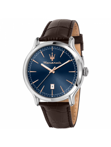 Montre Homme Maserati Epoca en Cuir Marron Ref R8851118016