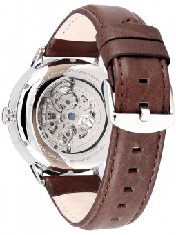 Montre Homme Pierre Lannier Automatique Bracelet Cuir Brun - 322B164