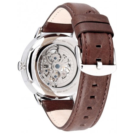 Montre Homme Pierre Lannier Automatique Bracelet Cuir Brun - 322B164