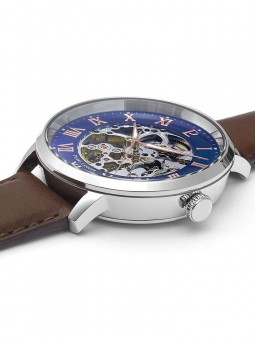 Montre Homme Pierre Lannier Automatique Bracelet Cuir Brun - 322B164