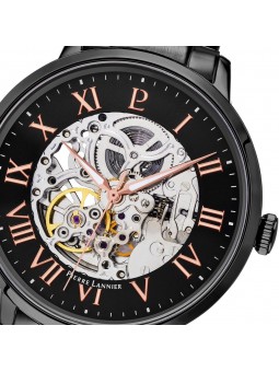 Montre Homme Automatique Pierre Lannier Automatic en Acier Noir Ref 316D439