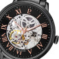Pierre Lannier - Montre Homme Automatique - Boîtier et Bracelet Acier Noir - Ref 316D439