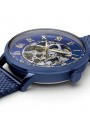 Montre Homme Automatique Pierre Lannier Automatic en Acier Bleu Ref 318B468