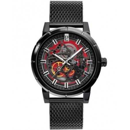 Montre Homme Automatique Pierre Lannier Automatic en Acier Noir Ref 321C438