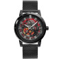 Pierre Lannier - Montre Automatique Homme - Boitier et Bracelet Acier Noir - Ref 321C438