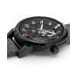 Pierre Lannier - Montre Automatique Homme - Boitier et Bracelet Acier Noir - Ref 321C438