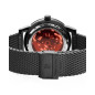 Pierre Lannier - Montre Automatique Homme - Boitier et Bracelet Acier Noir - Ref 321C438