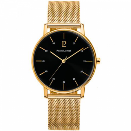 Montre Homme Pierre Lannier Cityline en Métal Doré Ref 200G032