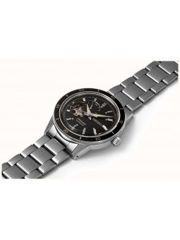 Montre Homme SEIKO Présage Automatique Coeur Ouvert Noir - SSA425J1