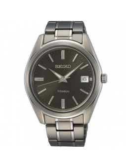 Montre Homme Seiko Classique en Acier Gunmétal Ref SUR375P1