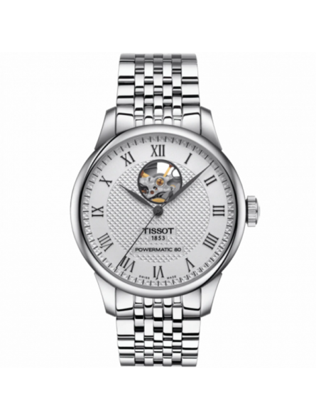 Montre Homme Automatique Tissot Le Locle Powermatic 80 en Métal Argenté Ref T0064071103302