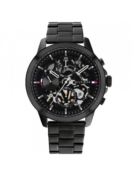 Montre Homme Tommy Hilfiger Henry en Acier Noir Ref 1710478