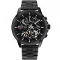 Tommy Hilfiger - Montre Homme - Henry - Multifonction - Cadran Coeur Ouvert - Bracelet Acier Noir - Ref 1710478