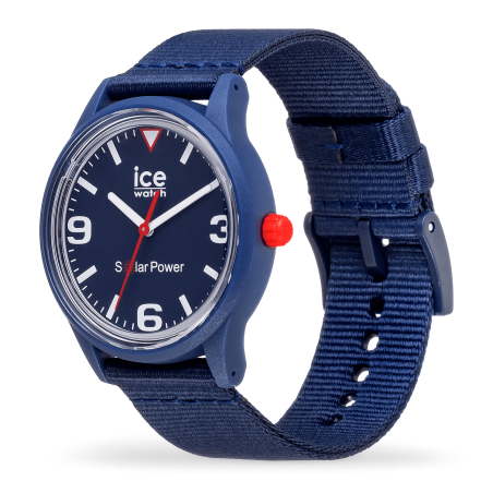 Montre Unisexe Ice Watch solar power - Blue tide - Medium - 3H - Réf. 020059