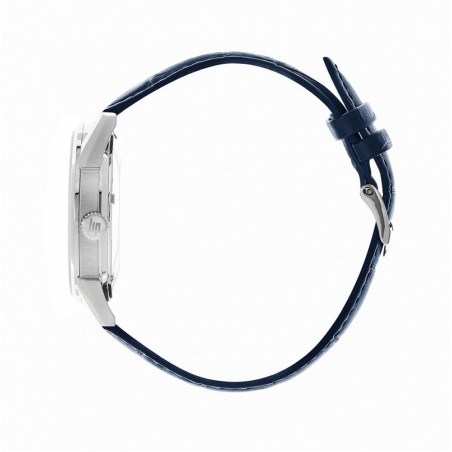 Montre Homme LIP Himalaya Auto Squelette Cuir Bleu - 671554