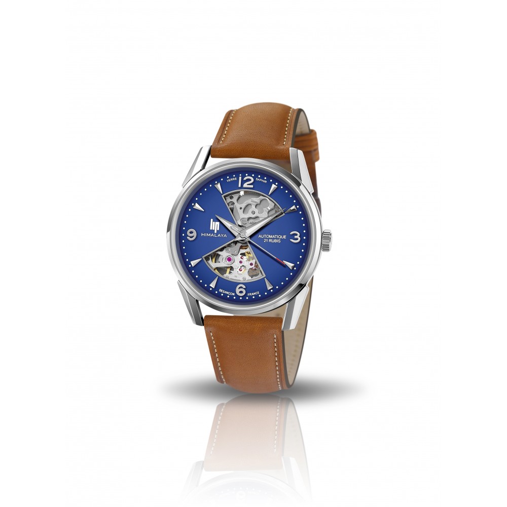 Montre Unisexe LIP HIMALAYA 40 SABLIER Cadran Bleu - 671575