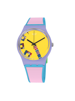 Montre Unisexe Swatch Serious Action GZ342
