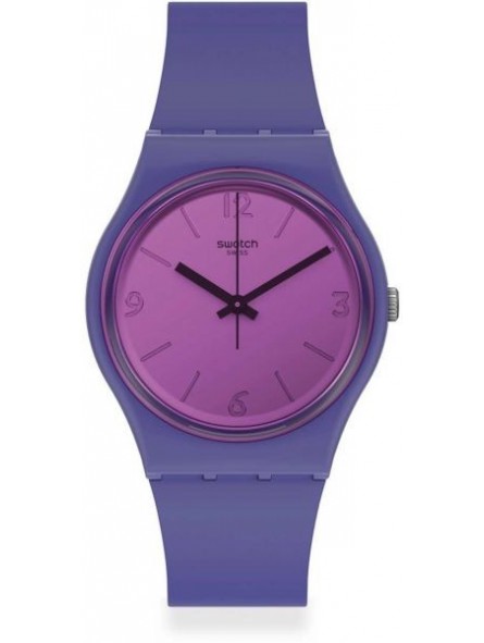 Montre Unisexe Swatch Les Originales Mood Boost Violet Purple - SO28N102