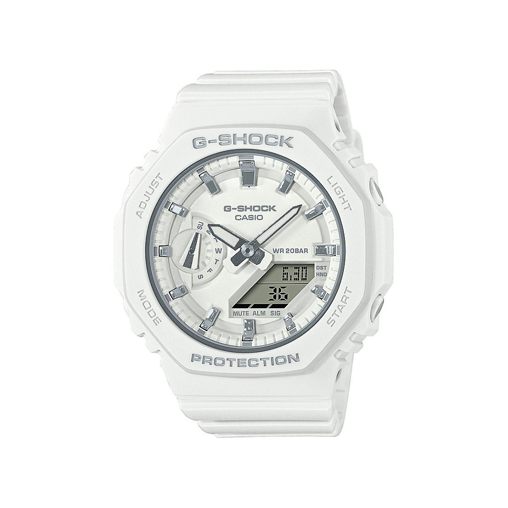 Montre Femme Casio G-Shock blanc GMA-S2100-7AER