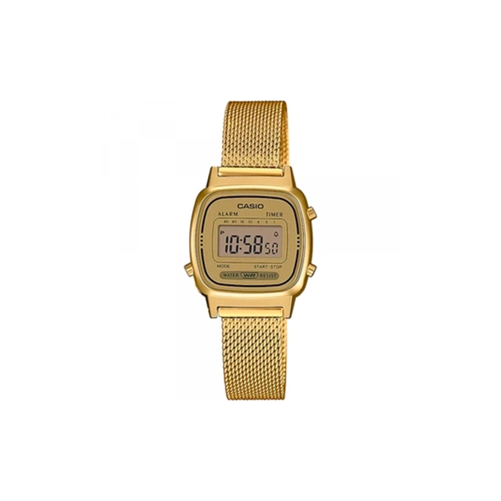 Montre Femme Casio Vintage en Acier Doré Ref LA670WEMY-9EF