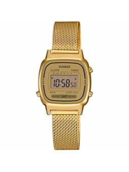 Montre Femme Casio Vintage en Acier Doré Ref LA670WEMY-9EF