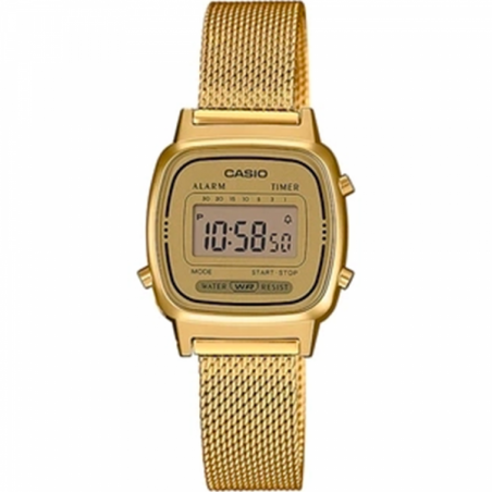 Montre Femme Casio Vintage en Acier Doré Ref LA670WEMY-9EF