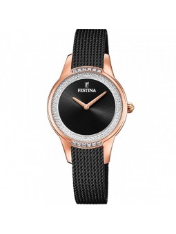 Montre Femme Festina SS22 en Acier Noir Ref F20496/2