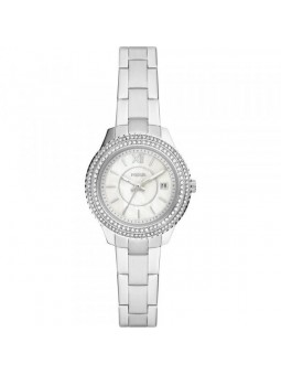 Montre Femme Fossil Stella Mini en Acier Argenté Ref ES5137