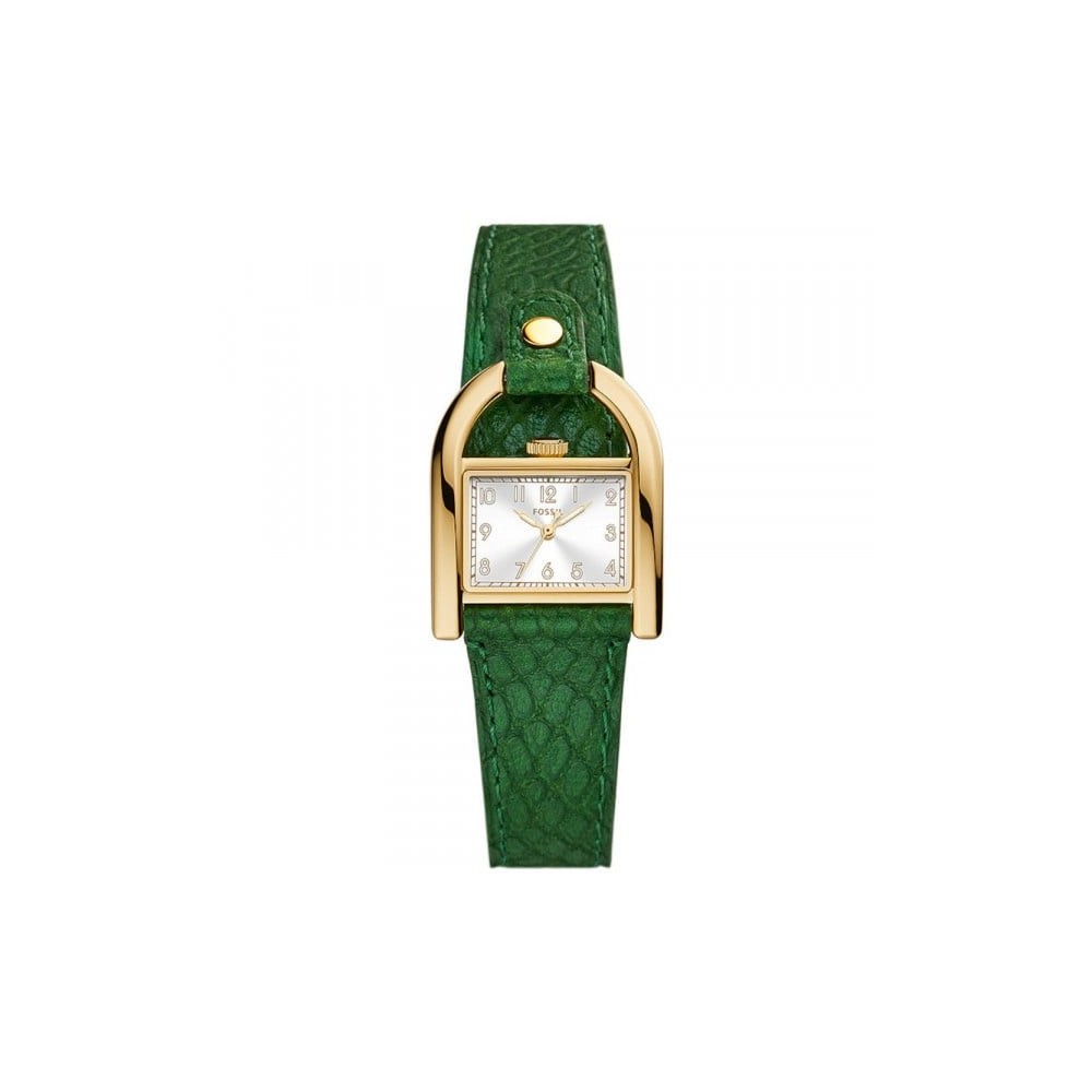 Montre Femme Fossil Harwell en Cuir Vert Ref ES5267