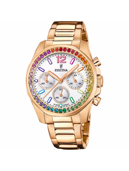 Montre Femme Festina en Métal Doré Ref F20639/2