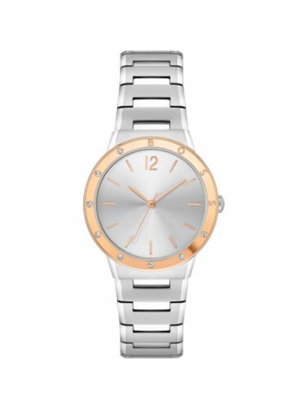 Montre Femme Boss Sport Lux en Métal Argenté Ref 1502646